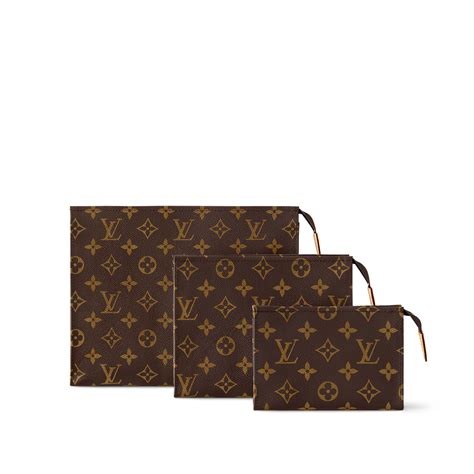 lv toilettas dames|Trio Toilet Pouch Monogram Canvas .